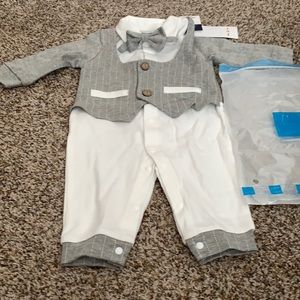 Brand new with tags baby boy one piece outfit